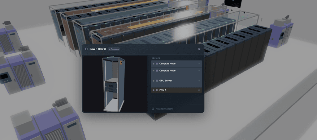 ScadaHud Digital Twin, data center